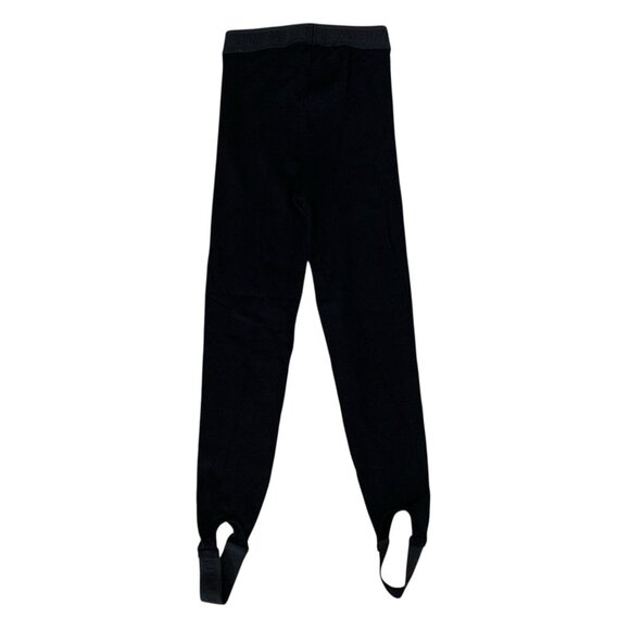 Jluxlabel Black Stirrup Leggings S Sleek Stretch Athleisure Dancewear Y2K - Picture 4 of 6